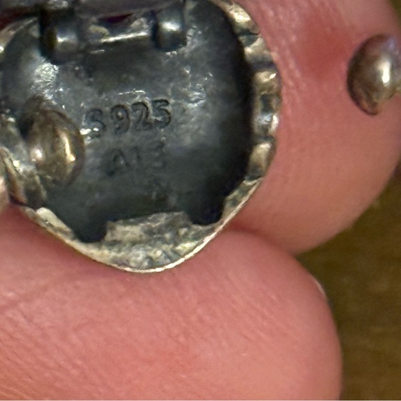 Pandora Moments 925 silver logo heart clasp bangle bracelet - Picture 7 of 7